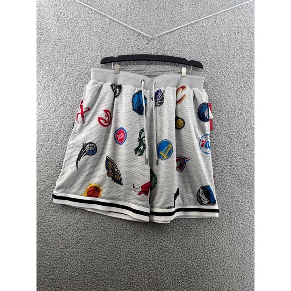 NBA LOGO Shorts Ultra Game Mesh Shorts Size Large NWT - Picture 1 of 8